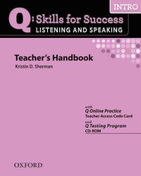 �N���b�N����ƁuQ:listening & Speaking -introductory Teachers Book�v�̏ڍ׏��y�[�W�ֈړ����܂�