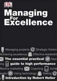 Managing for Excellence -- Hardback
