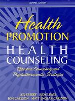 Health promotion and health counseling effective counseling and psychotherapeutic strategies