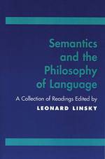 Semantics and the philosophy of language a collection of readings Illinoi books