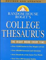 Random House Roget's college thesaurus
