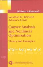 Convex analysis and nonlinear optimization theory and examples CMS books in mathematics