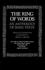 The ring of words an anthology of song texts
