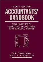 Special industries and special topics 10th ed