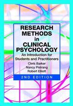 Research methods in clinical psychology : hard an introduction for students and practitioners 2nd ed.