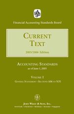 Current text v. 2 accounting standards as of June 1, 2005