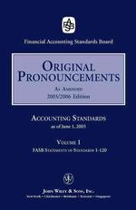 Original pronouncements v. 3 accounting standards, as of June 1, 2005