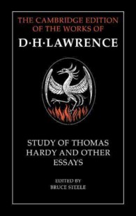 Study of Thomas Hardy and other essays The Cambridge edition of the letters and works of D.H. ...