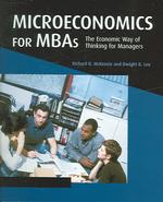 Microeconomics for MBAs hardback the economic way of thinking for managers