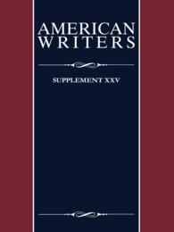 American writers Suppl. 25 a collection of literary biographies