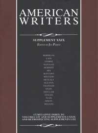American writers Suppl. 29 a collection of literary biographies
