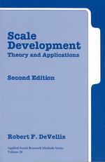 Scale development : pbk theory and applications 2nd ed. Applied social research methods series