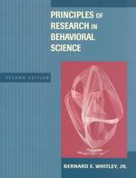 Principles of research in behavioral science 2nd ed.