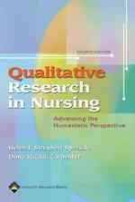 Qualitative research in nursing