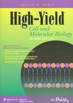 High-yield cell & molecular biology High-yield series