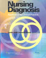 Nursing diagnosis pbk. application to clinical practice