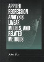 Applied regression analysis, linear models and related methods