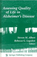 Assessing quality of life in Alzheimer's disease