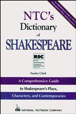 The Shakespeare dictionary National Textbook language dictionaries