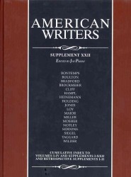 American writers Suppl. 22 a collection of literary biographies