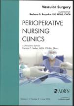 Vascular surgery Perioperative nursing clinics