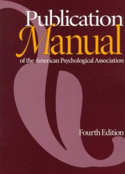 Publication manual of the American Psychological Association : pbk