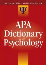 APA dictionary of psychology