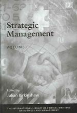 Strategic management v. 2 The international library of critical writings on business and management