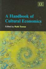 A handbook of cultural economics