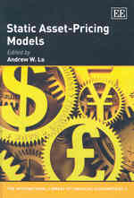 Static asset-pricing models The international library of financial econometrics ; An Elgar reference collection