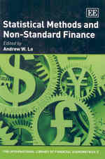 Statistical methods and non-standard finance The international library of financial econometrics ; An Elgar reference collection