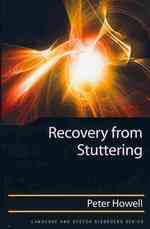 Recovery from stuttering