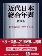 近代日本総合年表