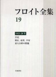 否定 ; 制止,症状,不安 ; 素人分析の問題 1925-28年