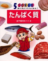 たんぱく質 血や筋肉をつくる 5つの栄養素