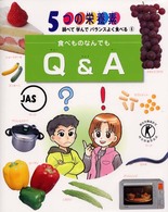 食べものなんでもQ&A 5つの栄養素