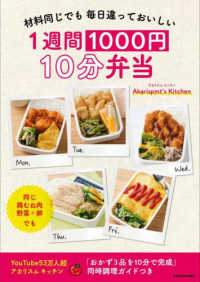 1週間1000円10分弁当 材料同じでも毎日違っておいしい