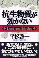 抗生物質が効かない Lost antibiotics