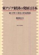 東アジア経済の発展と日本 組立型工業化と貿易関係