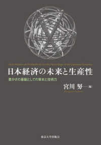 日本経済の未来と生産性 豊かさの基盤としての資本と技術力