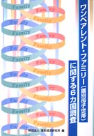 ﾜﾝﾍﾟｱﾚﾝﾄ･ﾌｧﾐﾘｰ(離別母子世帯)に関する6ヵ国調査