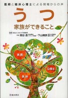 うつ家族ができること 医師と臨床心理士による現場からの声