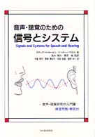 音声･聴覚のための信号とｼｽﾃﾑ