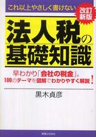 法人税の基礎知識 これ以上やさしく書けない