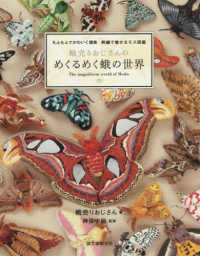 蛾売りおじさんのめくるめく蛾の世界 もふもふでかわいく優美刺繍で魅せるモス図鑑