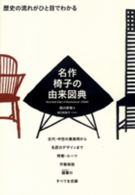 名作椅子の由来図典 Illustrated origin of masterpieces  chairs
