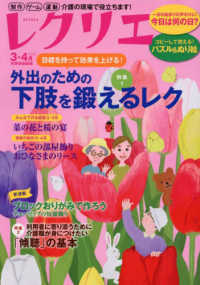 外出のための下肢を鍛えるレク ; 菜の花と桜の壁面 別冊家庭画報