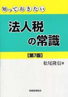 法人税の常識 知っておきたい