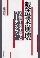 製造業崩壊 苦悩する工場とワーキングプア