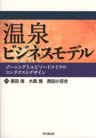 温泉ビジネスモデル ゾーニングとエピソードメイクのコンテクストデザイン